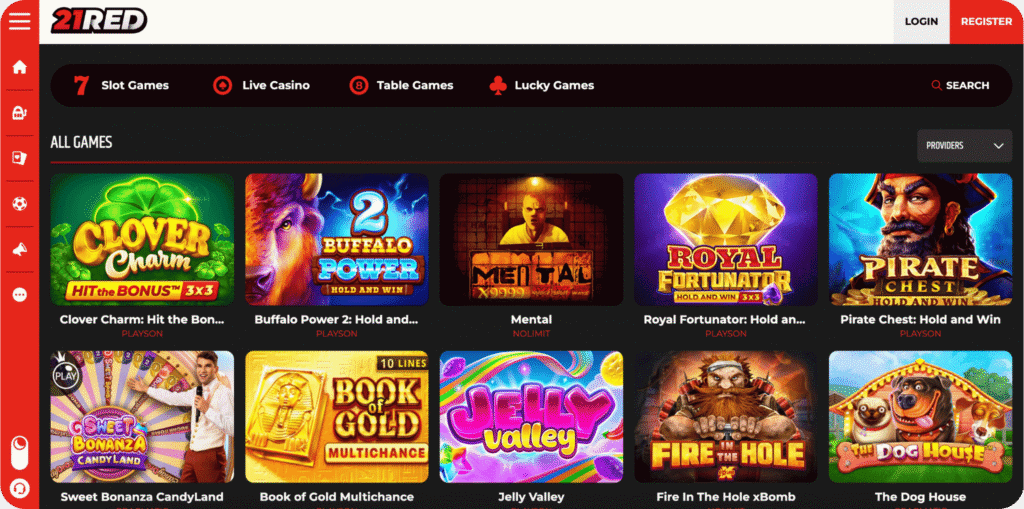 21Red Casino Pagina